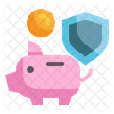 Saving Protection Investment Protection Piggy Bank Icon