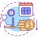 Saving Salary Cost Icon