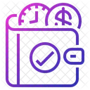 Saving Time Money  Icon