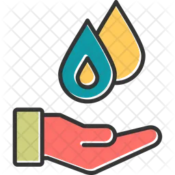 Saving water  Icon