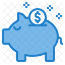 Savings Piggy Banking Money Icon