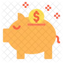 Savings Piggy Banking Cash Icon