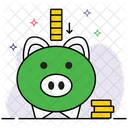 Saving Money Piggy Bank Save Money Icon