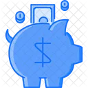 Box Save Coin Icon