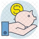 Business Savings Piggy Bank Icon