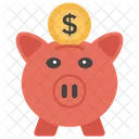 Savings Piggy Bank Investment Icon