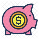 Pig Money Invest Icon