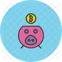 Savings Finance Bitcoin Icon