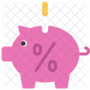 Savings Rate  Icon