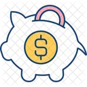 Account Money Piggy Icon