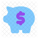 Savings Piggy Bank Investment Icon