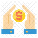 Saving Financial Money Icon