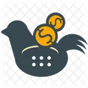 Savings Dove Piggy Icon