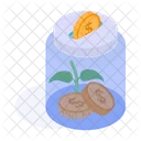 Savings Jar Coins Icon