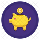 Savings Plan Piggy Saving Savingdallor Icon