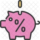 Savings Rate  Icon