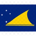 Tk Tokelau Drapeaux Iso Icône