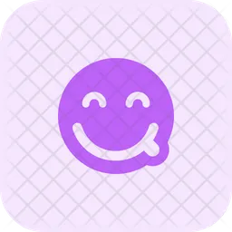 Savoring Smiling Eyes Emoji Icon