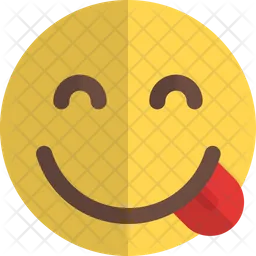 Savoring Smiling Eyes Emoji Icon