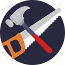 Saw And Hammer  Icon