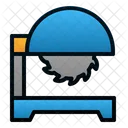 Saw Machine Process Industry Icon