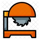 Saw Machine Process Industry Icon