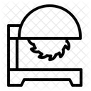Saw Machine Process Industry Icon