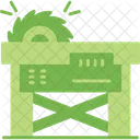 Sawmill Work Electric Saw Icon