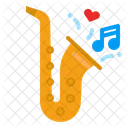 Saxofone  Icono