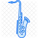 Saxofone Musica Instrumento Icono