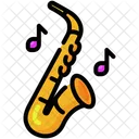 Saxofone Jazz Musica Icon