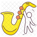 Saxophon Musikinstrument Tuba Symbol