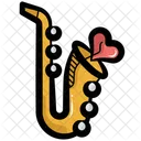 Saxophone Jazz Instrument Icon