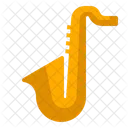 Saxophone Jazz Instrument Icon