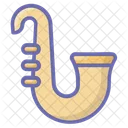 Saxophone Musical Instrument French Horn Icon