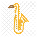 Saxophone Retro Music Icon