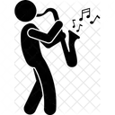 Saxophone Man Musical Icon