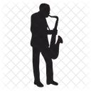 Saxophone Man Music Icon