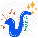 Musique Jazz Cuivres Icon