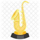 Saxophone Trophy Saxophone Award Music Award Icon