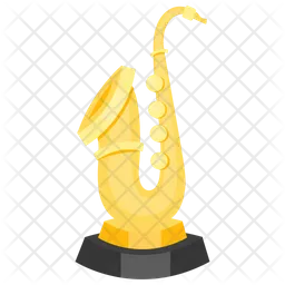 Saxophone Trophy  Icon