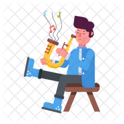 Saxophonist  Icon