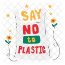Say no to plastic  Icon