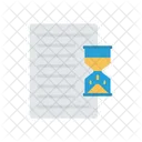 Documento Scadenza Cronometro Icon