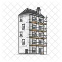 Scaffolding Construction Structure Icon