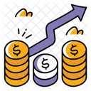 Scalability Data Cloud Computing Icon