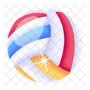 Playing Ball Volleyball Volleyball Game Icon