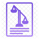 Scale Law Justice Icon