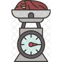 Scale Weighing Meat Icon