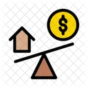 Scale Dollar Money Icon
